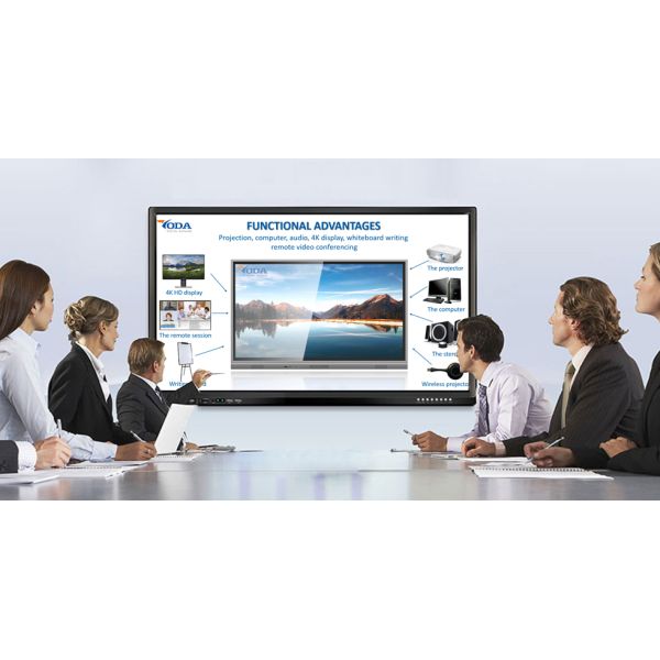 Brightness 350cd/m2  LCD Interactive Touch Screen