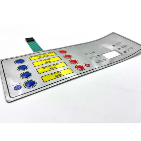 Clear Windows 6 Layers Polyester Membrane Switch Module Arduino With 1 Million Life Cycles