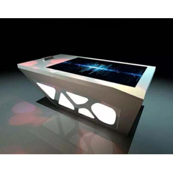 55-Inch Hollow-Out Design Smart Negotiation Table Smart Coffee Table Style Table Top Touch Screen