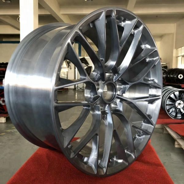 Forged wheel brush grey color alu wheels 9x18 5x150 pcd alloy wheel rim for land cruiser