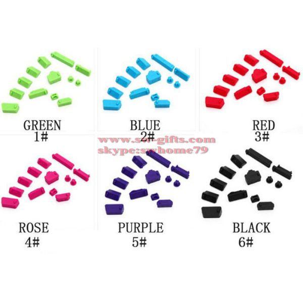 Colorful Silicone Laptop Anti Dust Plug Cover Stopper Universal Laptop dustproof usb dust plug Computer Accessories
