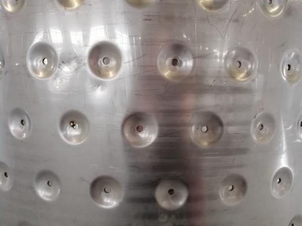 Side Manhole 500l Ss Conical Fermenter , Bright Polished Beer Fermenting Vessel