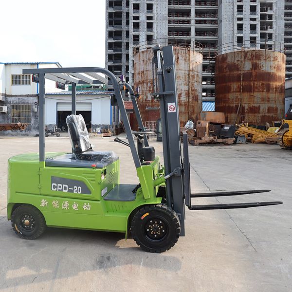 Customized 2.0 Ton Mini Electric Forklifts Trucks with 2 Stage / 3 Stage Mast