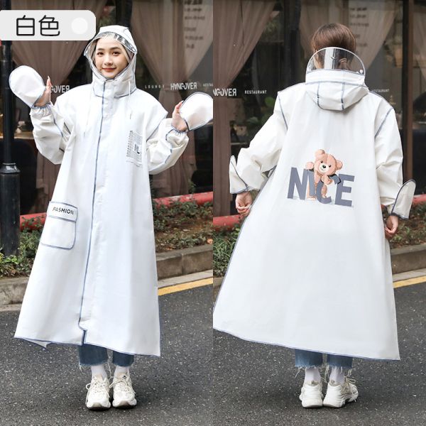 Fashionable Adult Raincoat with Four Functions Rainstorm Cycling Hiking and Electric Bike