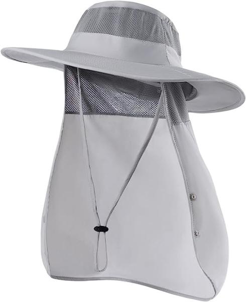 Wide Brim Bucket Hat Foldable Boonie Hat for Fishing Hiking Garden Safari Beach Breathable for Fishing, Hiking, Camping