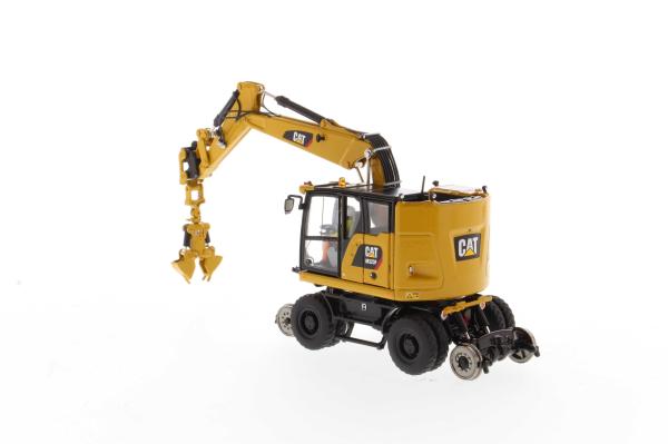 DM 1:50 CAT M323F Multifunctional Railway Wheeled Excavator Alloy Model 85662