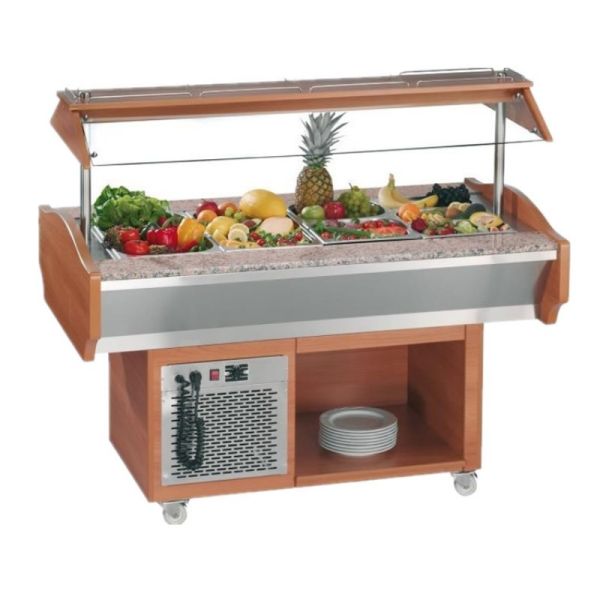 Catering Buffet Station Commercial Refrigerator Equipment Fruit Display Salad Bar