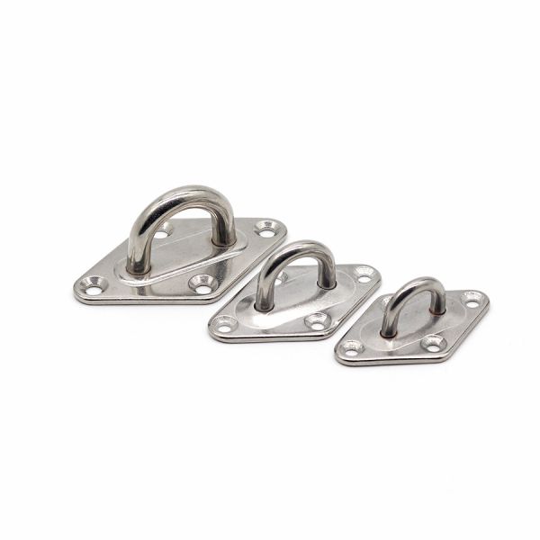 New Stainless Steel Eye Plate Locks Marine Eye Plates 316 304 Corrosion Resistance