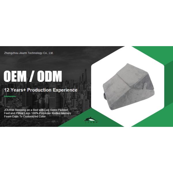 Sleep Better on a Memory Foam Leg Vein Padded Bed with Customized Color and Pillow Legs