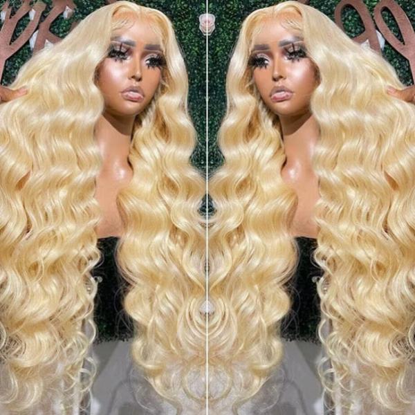 Cuticle Aligned 100% Raw 613 Human Hair Wig Lace Closure Vendors