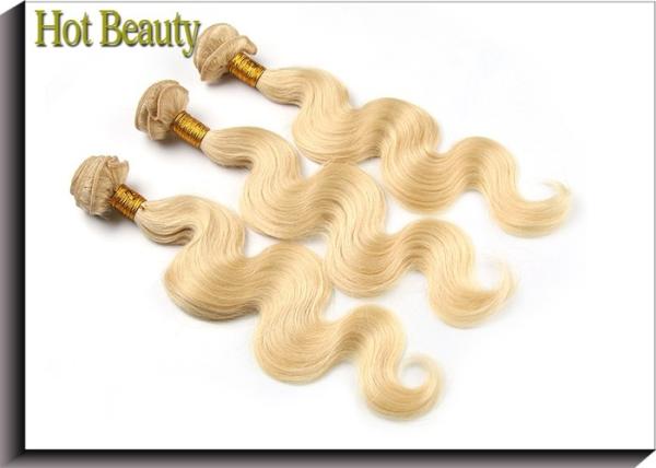 Russian Human Hair 6A Grade Virgin Hair Extension Body Wave , No Knots For Beauty