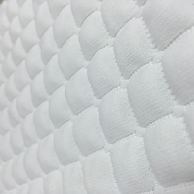 99% Recycled Polyester Material Fabric Air Layer Soft Fabric Jacquard Plain Style