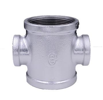 Professional Malleable Iron 1/2 Inch Nickel Plating Brass Compressio Pipe Fitting