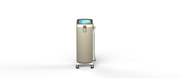 Delicate Champagne painted,considerate and humanized body design,Diode laer hair removal machine