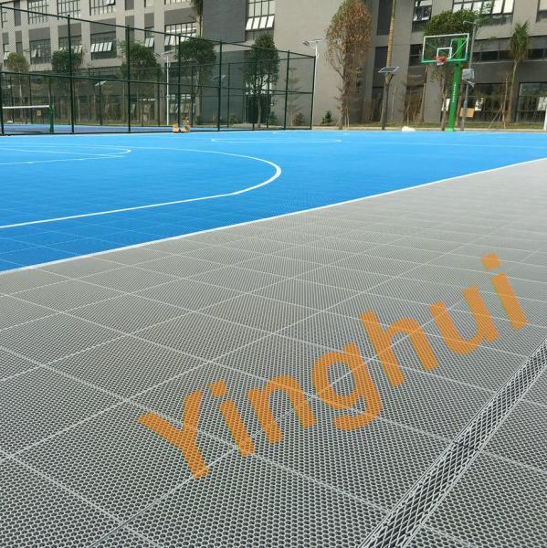 20x20 Feet FIBA Approved Tiles Basketball Half Court Outdoor Playground Flooring