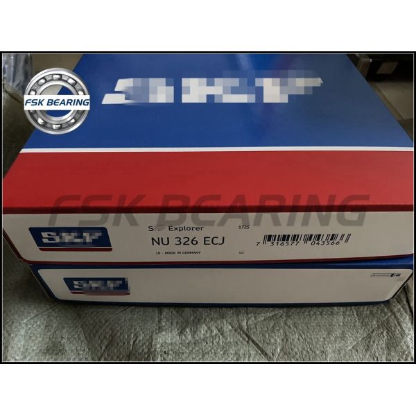 Однорядный NU326 ECJ цилиндрический роликовый подшипник 130*280*58 мм железная клетка