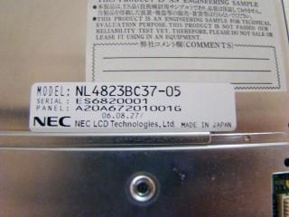 NEC TFT LCD da POLEGADA 480×234 do luminoso 7,0 de NL4823BC37-05 CCFL