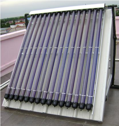High Efficiency Vacuum Tube Heat Pipe Manifold Pressurized Solar Collector with Heat Pipe