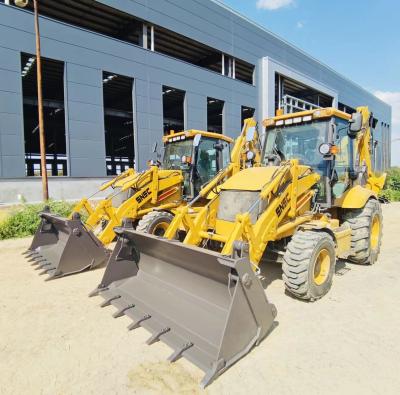 Ponto de venda único Trator compacto 4x4 totalmente hidráulico com carregador e retroexcavadora