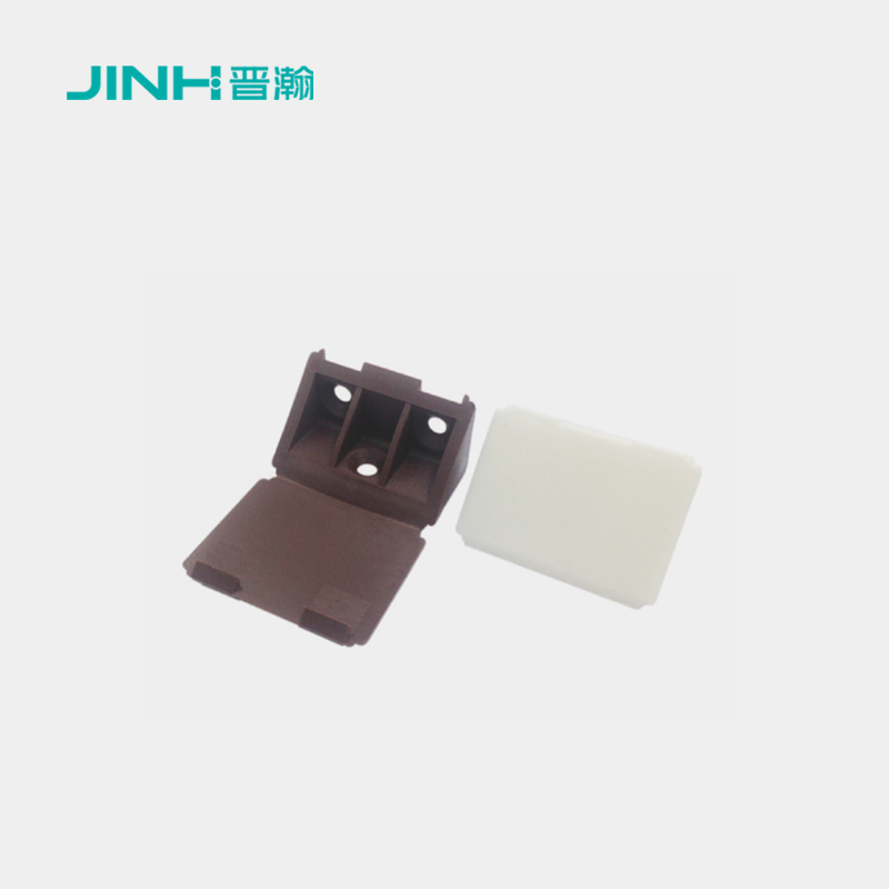Покрытые 12 мм пластиковые угловые скобки ODM Custom For Flat Pack Furniture