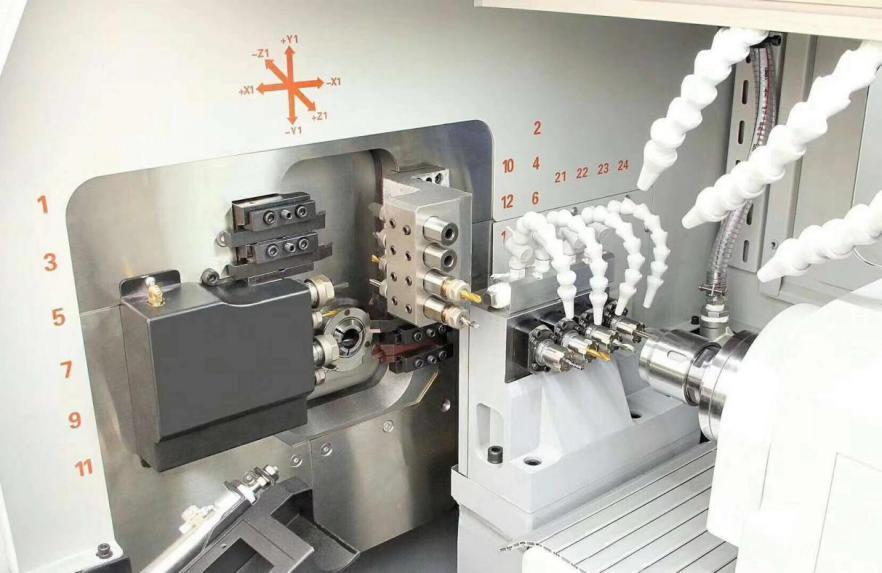 JIANKE ZR20-5Ⅱ High-speed Precision Swiss CNC Lathe with Double Channel Control and Oil-cooled Electric Spindle