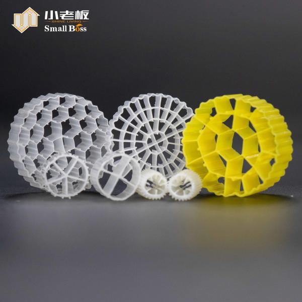 Filtre à biomasse MBBR 25*10mm 38 chambres saumon aquatique aquaculture terrestre porteuse flottante