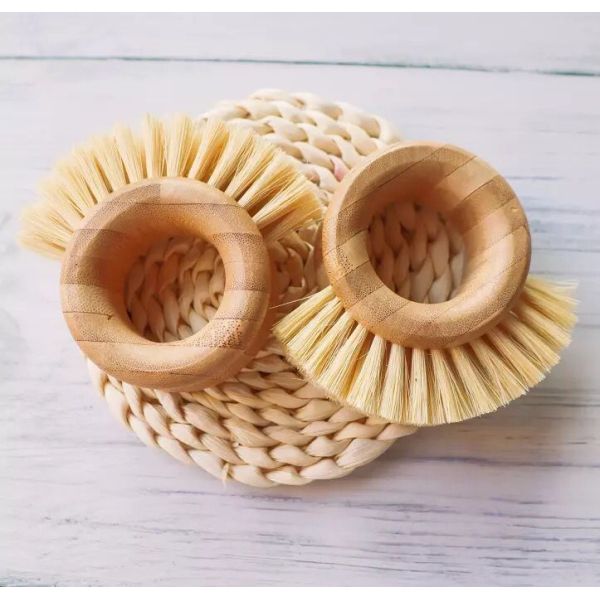 Degradable бамбуковая деревянная стирка вверх по уборщику утвари чистит логотип щеткой ODM