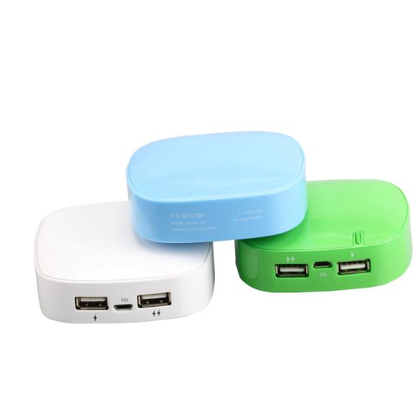 4400mAh Capacity power banks, Plastic, with LED display, Charger for iPhone, Samsung.