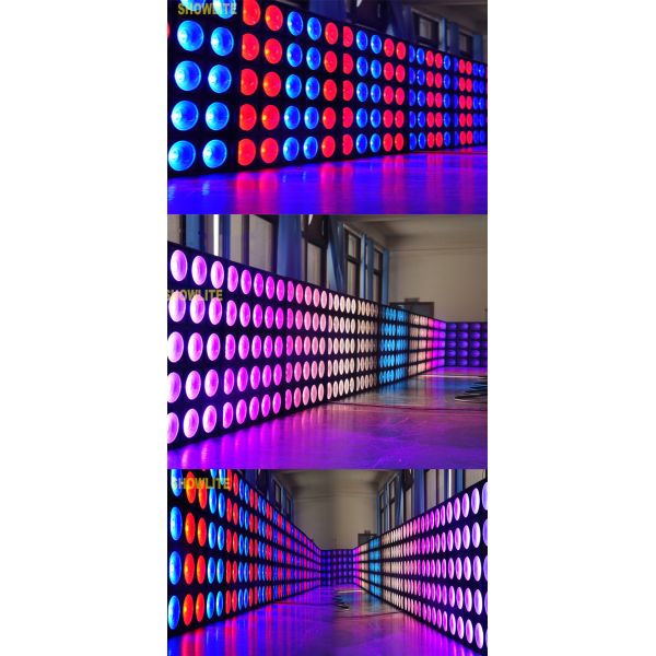 Адвокатура голов предпосылки этапа 25 привела Dmx более слепое, свет мытья матрицы полного цвета RGBW