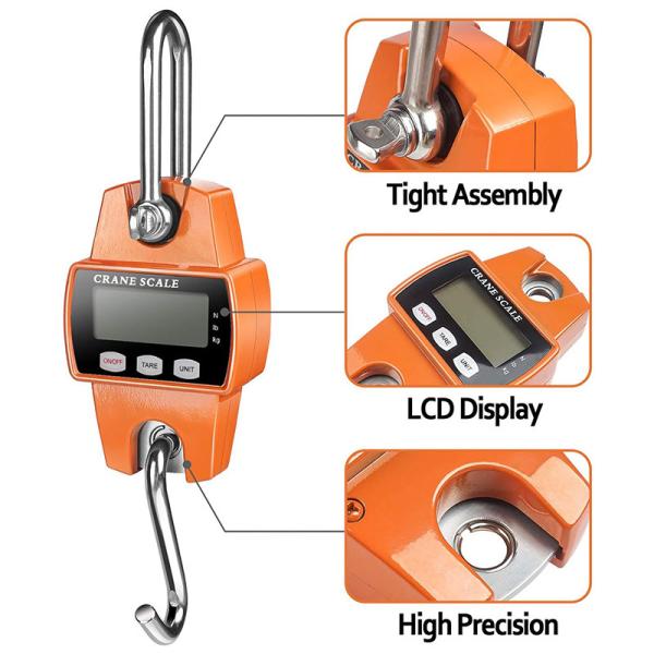 J R Saintbond Mini Portable à main portatif 100 kg 150 kg 300 kg 330 lbs Digital Crane Poids suspendu échelle OIML 3 classe de précision
