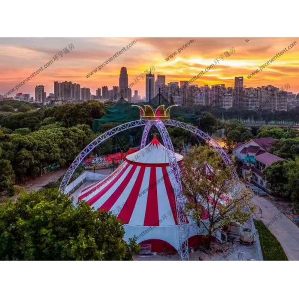 Red Yellow Roof Cover Outdoor Circus Tents