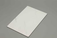 Type de marbre JAZZ blanc panneau de feuille d'ACP extérieur personnalisé 3 mm 4 mm épaisseur Acp revêtement pour les maisons / bâtiment Aluminium peau 0,18 mm