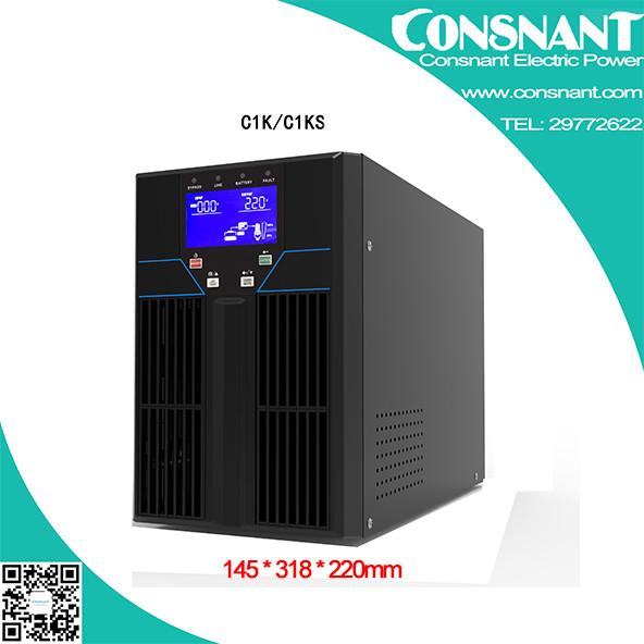 Onda de seno pura de alta frequência em linha preta de UPS 1kva para a fonte de alimentação médica