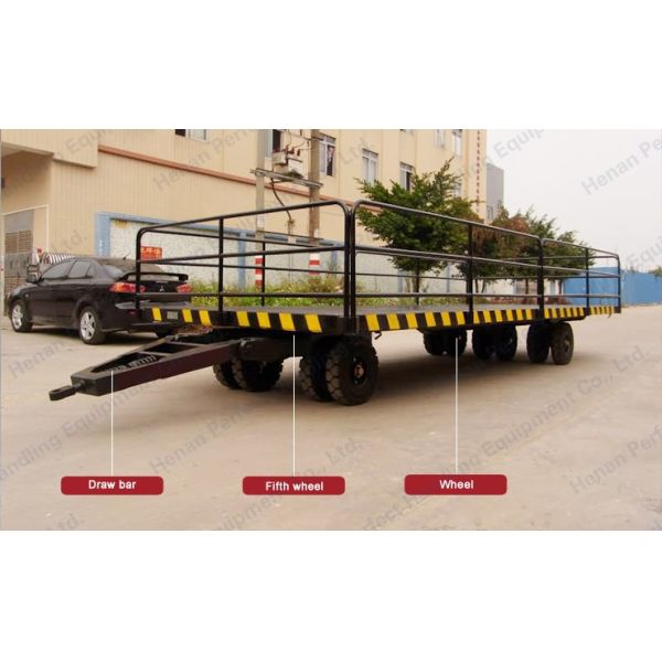 трейлер завода перехода 15T Steerable сверхмощный со стержнем тяги