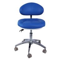Chaise de dentiste à élévation pivotante, siège en cuir en micro-fibres, chaise de clinique dentaire rotative, dossier réglable