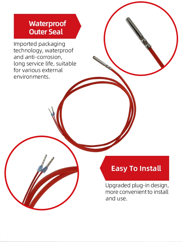 Medical Grade PT100 Temperature Sensor Probe High Sensitivity Monitor OEM