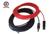 Corde extérieure de fil de câble d'extension de panneau solaire de TUV avec l'accessoire d'adaptateur de connecteur