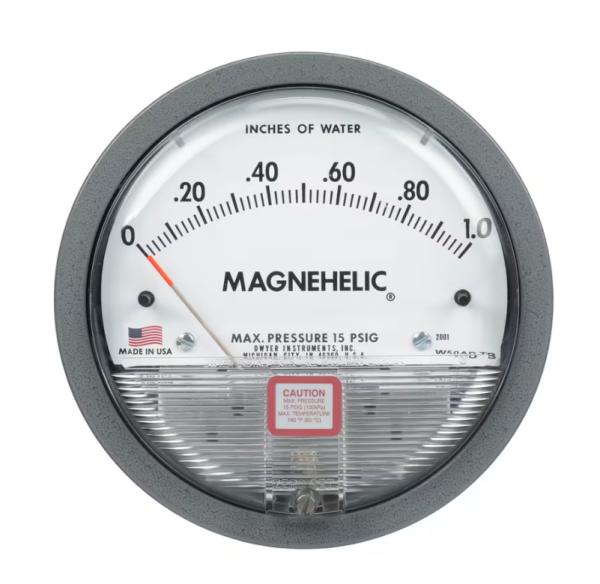 Dwyer DIFFERENTIAL PRESSURE GAGES 2301-HA-SS MAGNEHELIC