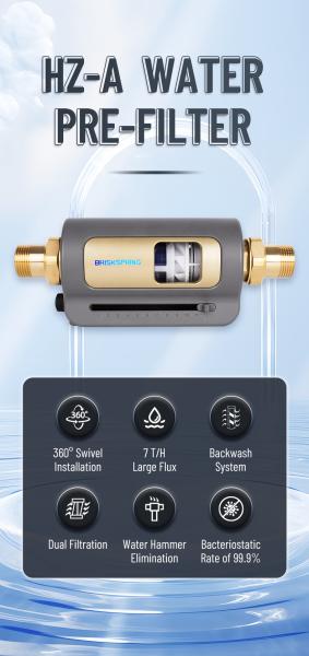 High Flow Auto Backwash Horizontal Water Filter For Home Commercial Use Reliable Sediment Impurity Removal