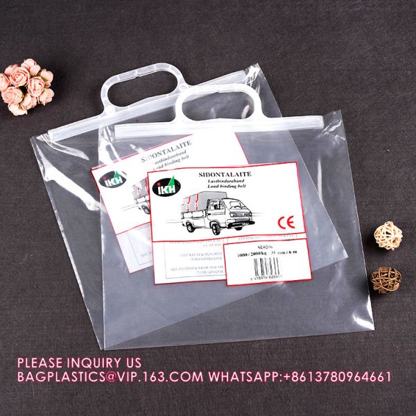 Handle Disposable Bags, Disposable Handle Bags, Sock Hanger Bags, Shopper, Handybags, Hard Handle Plastic Package