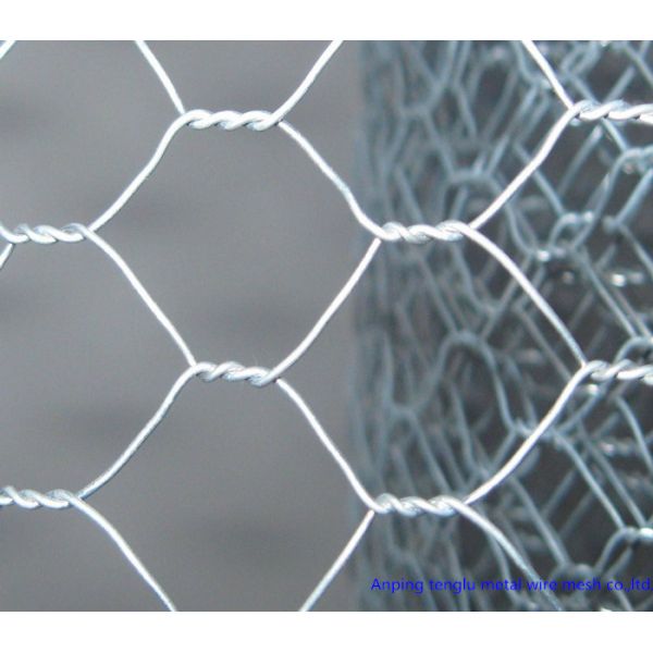 High Tolerance Hexagonal Wire Mesh 3/4'' Galvanized Gabion Basket Long Lifespan