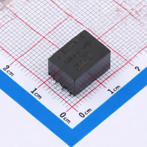 Surface mount line matching transformer BOURNS SM-LP-5002E with 7.5 mm seated height and UL60950 approval