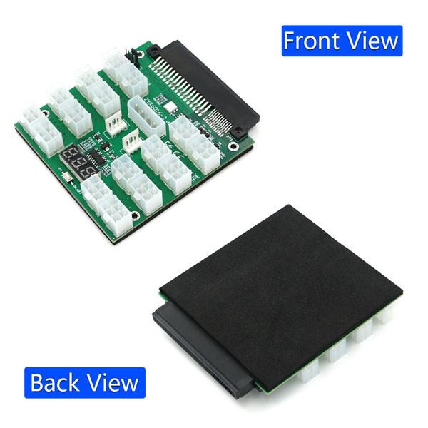 ATX 16x 6Pin Power Supply Breakout Board Adapter For Dell Brand / PSU / BTC Mining