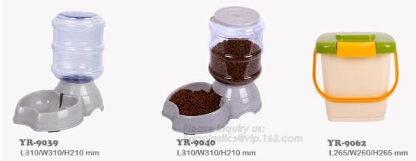 Automatic Pet Feeder Water And Food Dispenser Pet Bowl Travel Portable Foldable Collapsible Silicone Pet Dog Food Bowl,