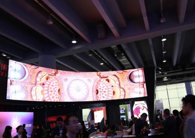 Exposição de diodo emissor de luz interna de alta resolução do arrendamento, exposição de diodo emissor de luz assíncrona para o evento/partido