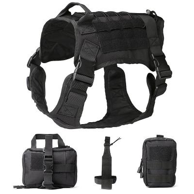 Nylon de formação da veste 1000D do cão de pouco peso do GV 25cm com malotes destacáveis