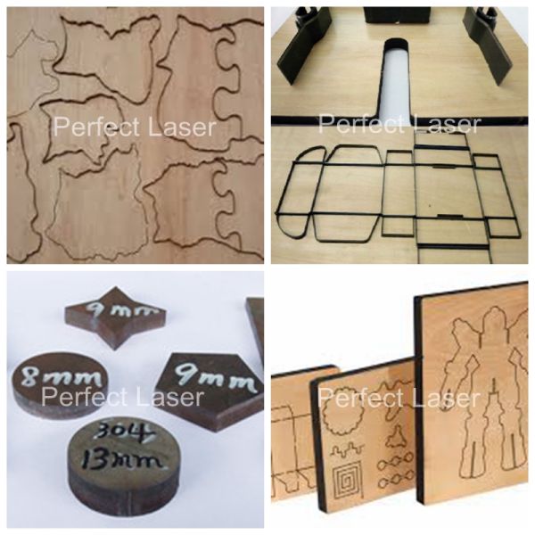 6000 мм/мин Скорость резки Пластиковая ПВХ панель Фанера Плитка Лазерная режущая машина