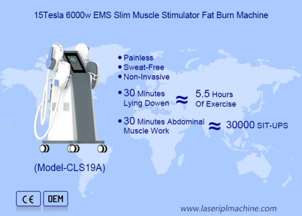Máquina de escultura Tesla EMS para queima de gordura e escultura corporal