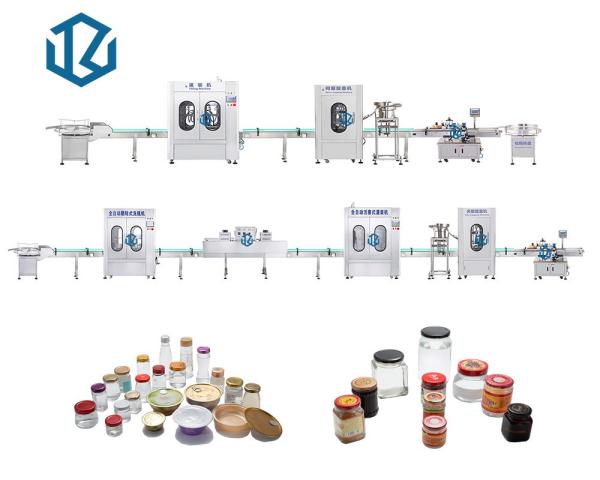 Bird'S Nest Sauce Glass Bottle Filling Machine Cappping Labeling Packaging Line