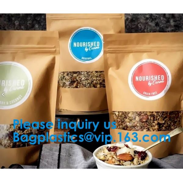 Standing Up Aluminum Zipper Packaging Pouch Bag For Dried Food,Standing Up Aluminum Zipper Packaging Pouch Bag For Dried